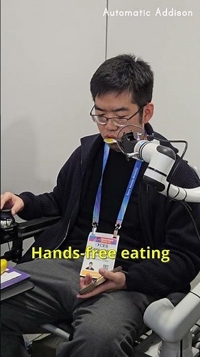 CES 2026: Hestinova Robot Arm Feeds a Human