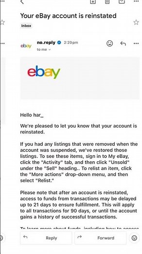 Your eBay Account has Been Permanently Suspended - How to Reinstate eBay Seller Account in 2026
