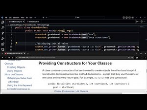 Initializing Objects with Constructors - Java.