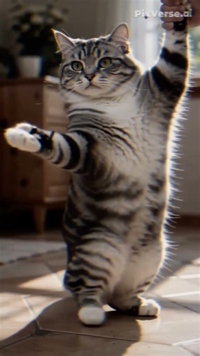 Cat Does human Dance #viralvideo #catdance #aiart