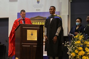 Gift Mobe from The Wits Choir Graduated with a Postgraduate Diploma In Management. Gift’s personal growth and development began at a young age, he used to showcase his singing talent in school music competitions. "Today my biggest dream is to become a well-known opera singer". - Gift Congratulations 🎊 #WitsChoir #WitsForGood #Witsie4Life #WitsGrads #Wits100 #WitsGraduate | Wits - University of the Witwatersrand