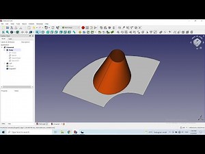 FreeCAD 0.20 | Create Surface Practice 02 | Unfold Cone | Mesh Design WB