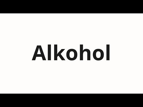 How to pronounce Alkohol