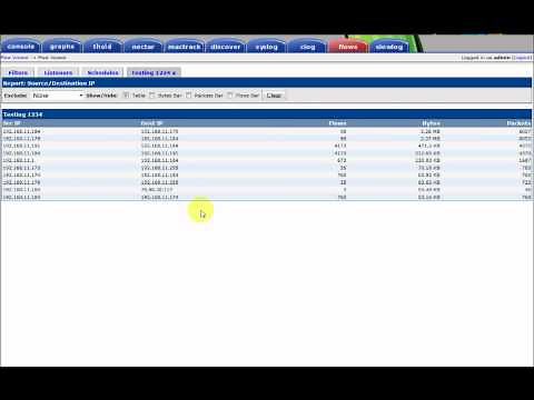 Cacti Plugin Flowview 0.7 Walk Through