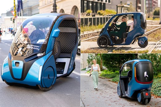 Hopper Pedal-Electric Mini Vehicle Could Be the Future of Urban Mobility