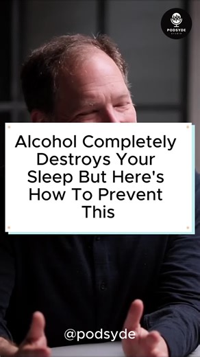 Alcohol Completely Destroys Your Sleep But Here's How To Prevent This Credit: Diary of a CEO #alcohol #sleep #health #drinking #wine