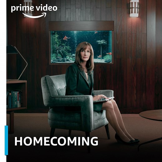 Welcome to Homecoming. Starring Julia Roberts. Directed by the creator of Mr. Robot Stream all episodes on 2nd November. | Prime Video