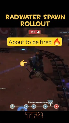 Badwater Spawn Rollout #tf2 #trolldier #pyro #gaming #teamfortress2 #funny #uncletopia #gameplay