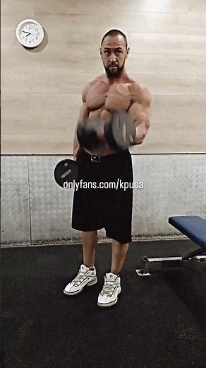 pumped up biceps