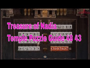 Treasure of Nadia 43 48 Temple Puzzle Guide