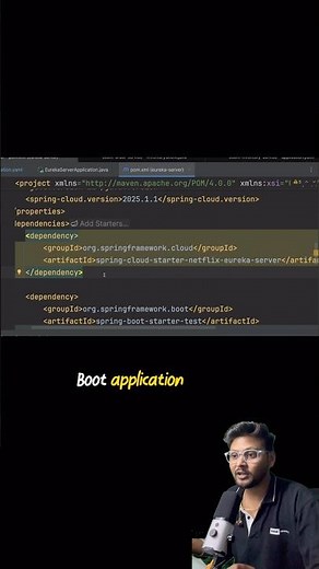 How To Create Netflix Eureka Server In Spring Boot For Microservices ✅ #java #springboot