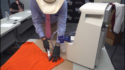 Central Texas investigators train on new DNA technology, the M-Vac System