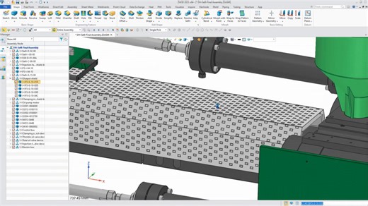 🌀 High-volume features don’t have to slow projects down, even as the year winds down. This injection table shield demonstrates how #ZW3D’s Pattern Feature manages large arrays of cooling holes with advanced parametric control and efficient pattern execution.⭕️ Give your design workflow a year-end boost and enjoy smoother projects before #2026 kicks in! 😎💨 | ZWSOFT