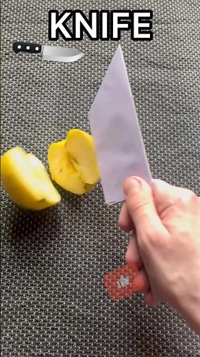 Easy Knife Origami Tutorial 🔪 | How to Make a Paper Knife