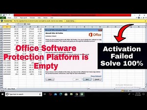 Fix Office Software Protection Platform is Empty | Solve Activation Failed Issue |