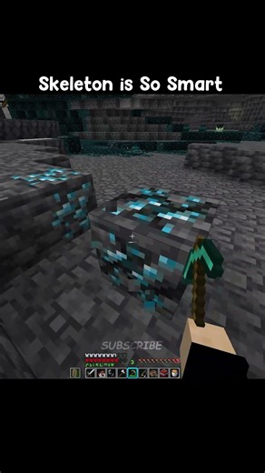 Skeleton is So Smart #minecraft