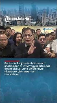 After the UGM Incident, Budiman Sudjatmiko: Destroying Spaces for Dialogue Is the Same as Destroy...