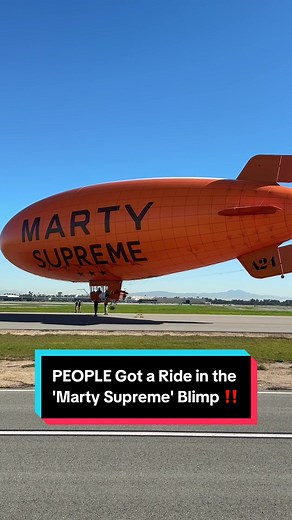 Celebrating Timothée Chalamet's 'Marty Supreme' Blimp Tour