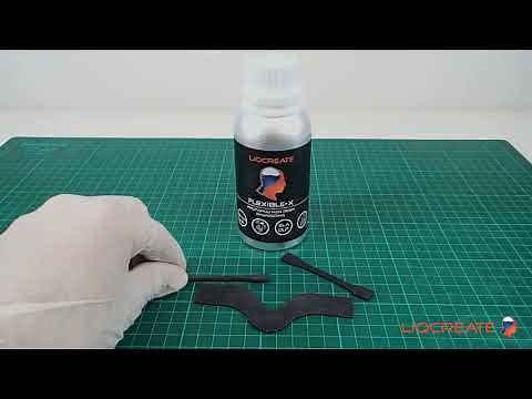 Flexible 3D-printing resin Liqcreate Flexible-X