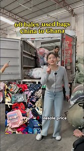 🔥60 bales of used school bags and backpacks,China to Ghana 🇬🇭 #chinafactory #thrift #goodquality #usedbags | Sofia Usedclothing