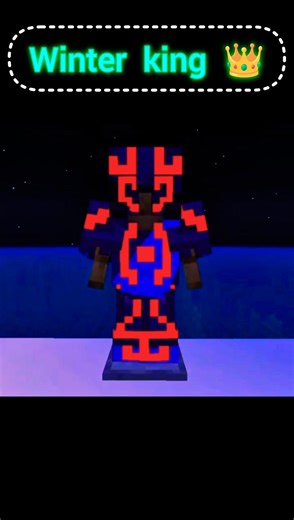 Winter KING ❄️👑 | Ice Themed Minecraft Armor |