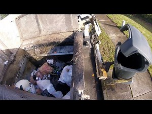 Packing Trash and Emptying Public Litter Bins