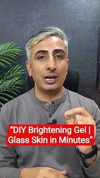 “Glass Skin Gel – Instant Brightness at Home ✨💧” #drmanojdas #drmanojdasjaipur