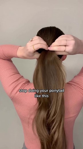 For my girls that want VOLUME LENGTH but don’t naturally have it 🤫 you have to try this! #hair #hairtok #hairhack #hairtutorial #ponytail