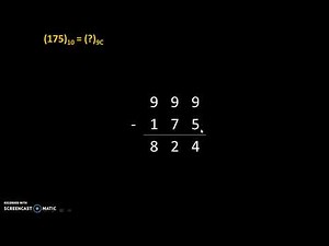 9's complement of decimal numbers