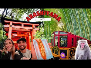 Exploring Arashiyama in Kyoto 🇯🇵 Bamboo Forest, Monkey Park & Fushimi Inari Shrine