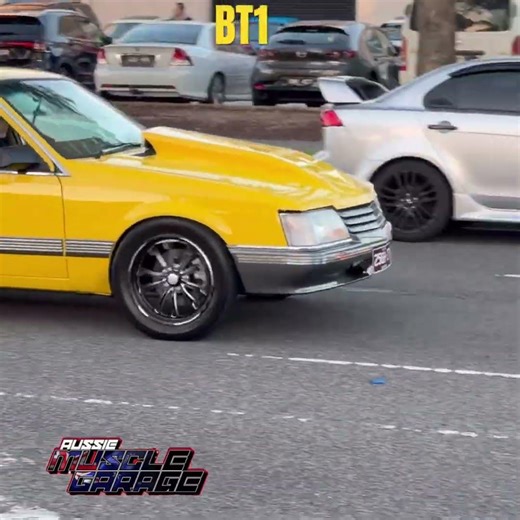 It’s an Aussie thing- Canary Yellow BT1 Commodore ex cop cars