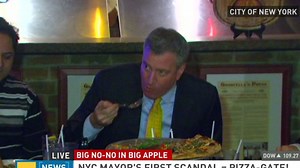 NYC mayor facing a cheesy scandal
