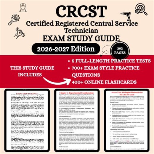 Crcst Exam Test 2026 | Crcst Study Guide | Crcst Flashcards | Crcst Exam | Crcst Exam Test and Answers | Crcst Questions and Answers | Crcst - Etsy Sverige