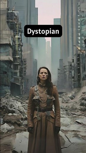 Dystopian city of AI