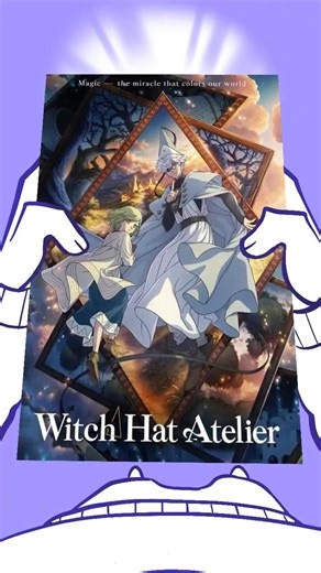 investing in Witch Hat Atelier stocks early! #anime #witchhatatelier #myanimelist