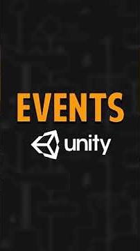 Unity Events (in 60 seconds) #Shorts