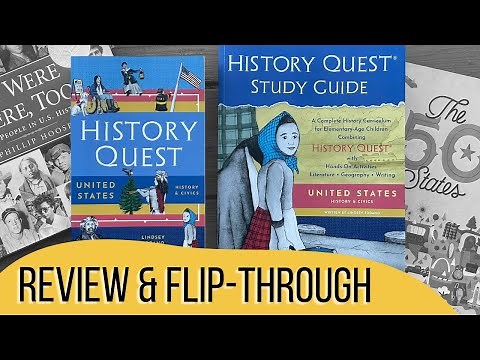 HISTORY QUEST United States // Secular Inclusive American History // Curriculum Review, Flip Through