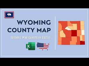 Wyoming County Map in Excel - Counties List and Population Map