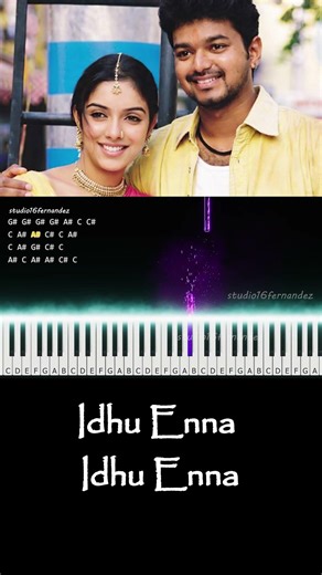 Idhu Enna Keyboard Cover | Piano Notes | Sivakasi | Vijay | Srikanth Deva | Fernandez 4