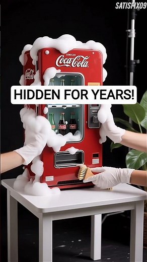 Restoring a Mud-Covered Vintage Soda Machine! 🥤🤯 ASMR #shorts #satisfying #usa
