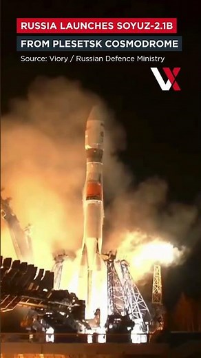 Russia Launches Soyuz-2.1b Rocket From Plesetsk Cosmodrome In Arkhangelsk | VERTEX