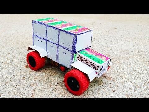 How to make machis box car at home amezing videos machis box se banaya mini toy car