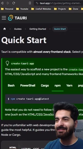 Neeraj Walia on Instagram: "Have you tried Tauri? How was your experience. #coding #programming #rust #tauri #javascript"