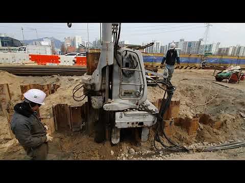 사일런트파일러 무진동 시트파일 인발