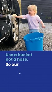 The spring sun is shining but your car isn't? ☀️ Remember to use a bucket and sponge to save water! 🚗 | Yorkshire Water