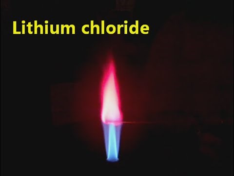 Flame Tests of Metal Salts Experiment - Mr Pauller