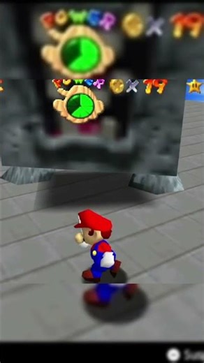 The fastest way to beat Whomp in Mario 64 #gaming #mario