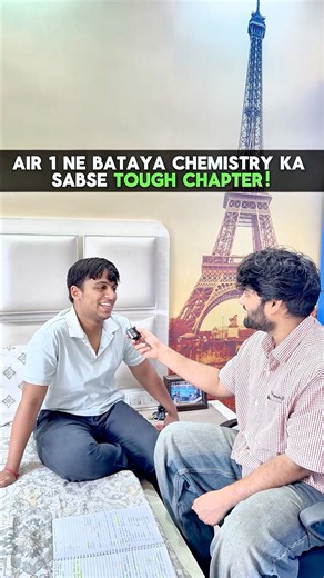 NEET AIR 1 Reveals the Toughest Chemistry Chapter 😱 | NCERT is a Must for IOC!