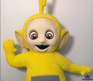 512K views · 9.4K reactions | Teletubbies Birthday CAKE  It’s my Daughter Willows FIRST Birthday tomorrow! She absolutely loves the Teletubbies so I just had to make Laa Laa for her Bday Cake! Can’t wait for her to see in the morning | The BakeKing | Facebook