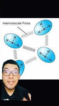 fuerzas INTERMOLECULARES 🧬 #ciencia #química #agua #fisica #science #chemistry